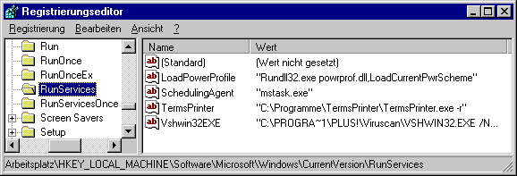 Registrierungsdatenbank